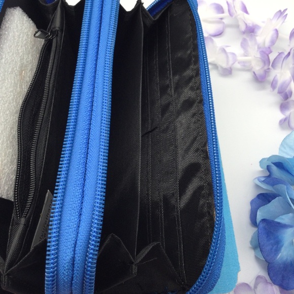 Ladies quilted wallet double zip new - Picture 7 of 9